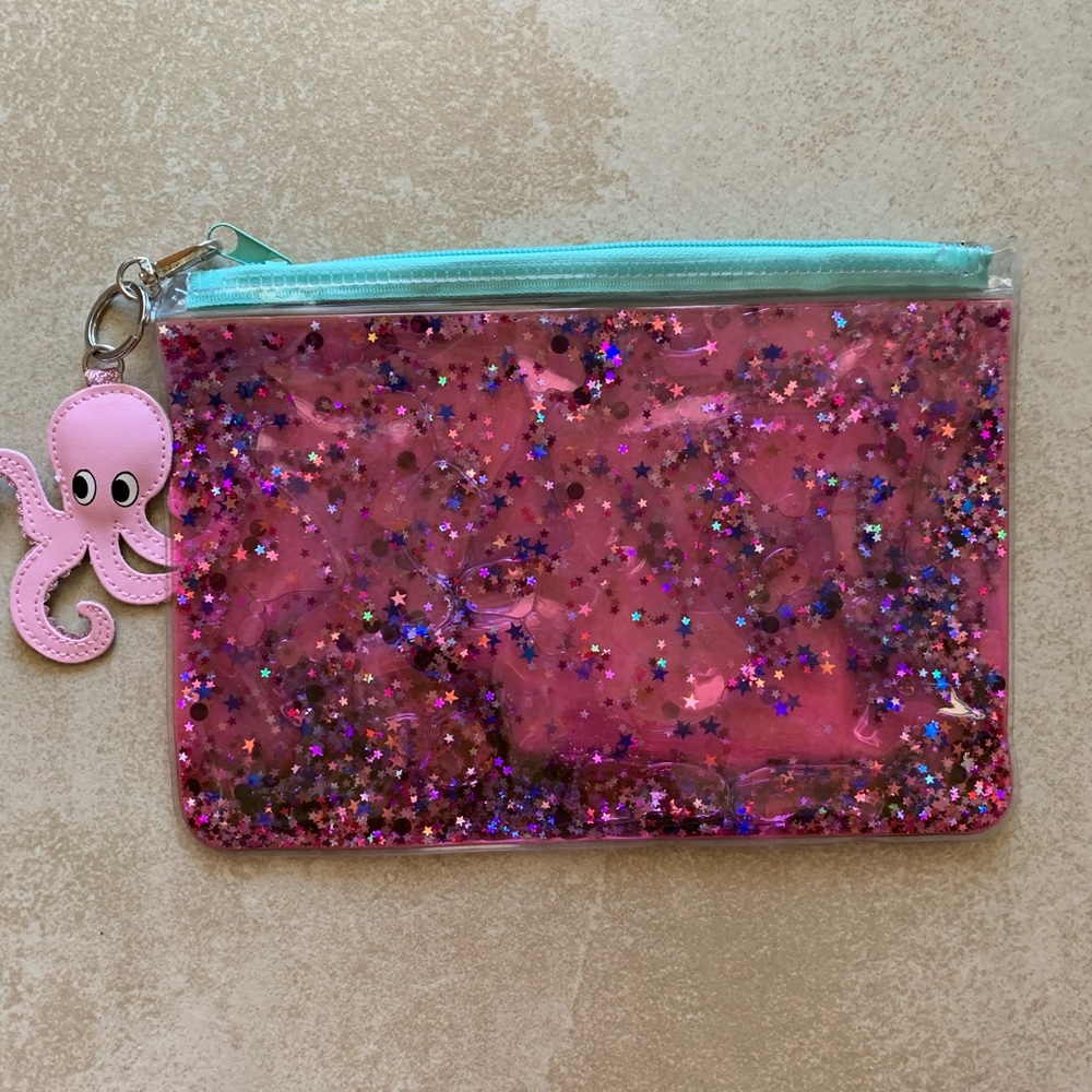 Studio diy can’t clutch this water glitter clutch